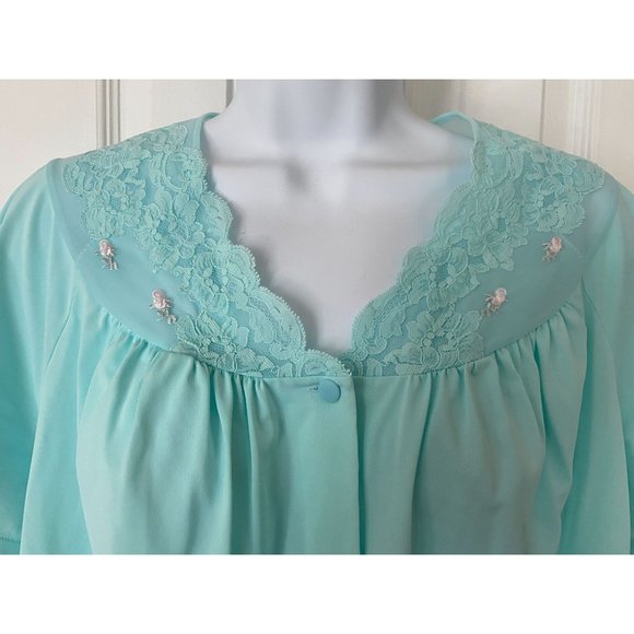 Vintage Shadowline sleepwear intimates pajama top size 42 - Picture 2 of 8